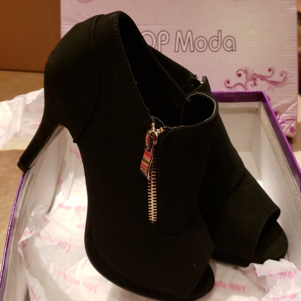 Bootie heels